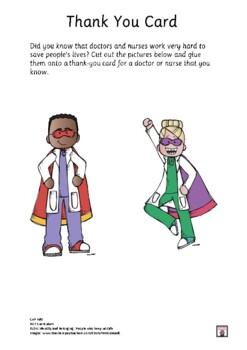 Preview of Make a Thank-You Card for a Doctor or Health Worker