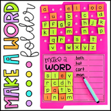 Make a Word Literacy Activity - Word Building and Spelling