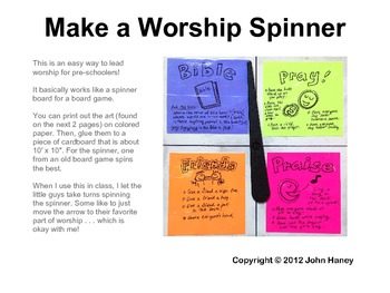 Preview of Make a Worship Spinner