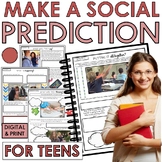 Make a social prediction inference skills teens SEL social