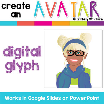 Preview of Make an Avatar Digital Glyph Activity