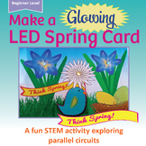 EASY! LED Spring Card | STEM, Science, STEAM, Circuits | M