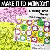 Telling Time to the Hour, Half Hour & 5 Minutes Game Print