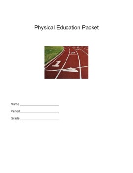 Preview of Make-up Physical Education Packet
