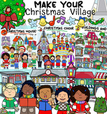 Make your  Christmas village- Bundle -120 items!!!