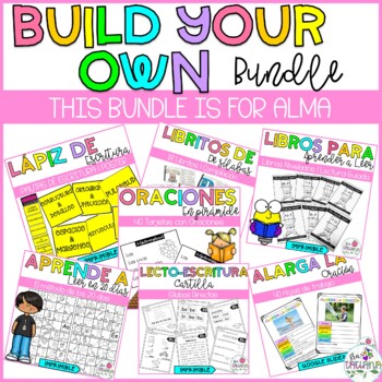 Preview of Make your Own Bundle| For Alma Diaz