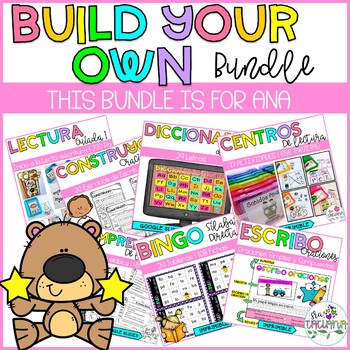 Preview of Make your Own Bundle| For Ana Andrade