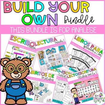 Preview of Make your Own Bundle | For Analese