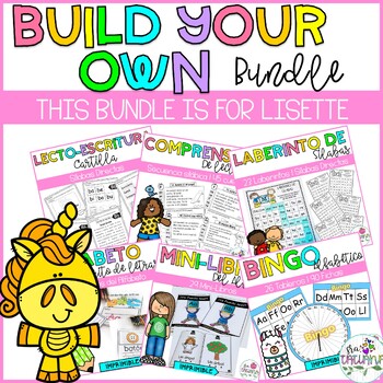 Preview of Make your Own Bundle | For Lisette