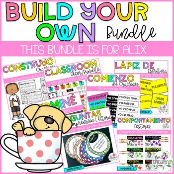 Preview of Make your own Bundle | For Alix Garcia