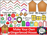 Make your own Gingerbread House Printable and Clipart - Ov
