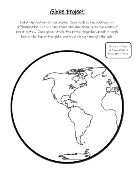 Preview of Make your own Globe