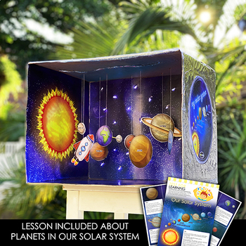 Preview of Make your own SOLAR SYSTEM - incl. instructions, all designs + lesson on planets