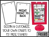 Make your own anchor charts: Template Freebie