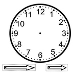 Make your own clock template