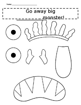 Make your own monster! worksheet by Teacher talk with Autumn | TpT