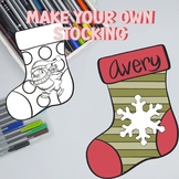 Make your own stocking | Christmas craft | Winter Craft