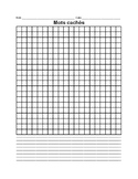Make your own word search (French)