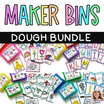 Preview of Maker Bins Bundle 65+ Dough Centers Morning Bins
