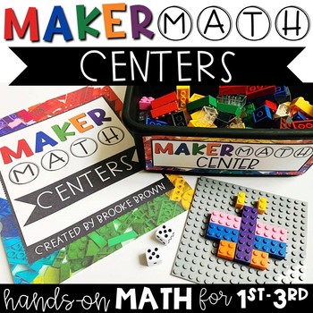 Preview of Maker Math Centers {1st-3rd} - Hands-on Math Activities