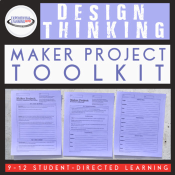 Preview of Design Thinking Maker Project for High School Tool Kit {Printable & Digital}