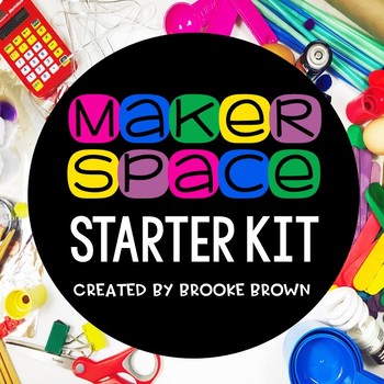 Preview of Makerspace Starter Kit - Posters, Supply Labels, Organization, Supply Lists