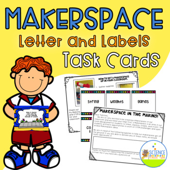 Preview of Maker Space Letters and Labels Freebie