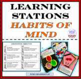 Learning Stations, HABITS OF MIND, hands-on, task cards