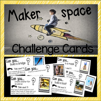 Preview of MakerSpace Challenge Cards