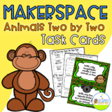 Makerspace Animals Two By Two Task Cards