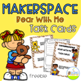 Makerspace Bear With Me Task Card Freebie