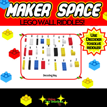 Preview of MakerSpace: Lego Wall Secret Code Riddles