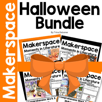 Preview of Halloween STEM Read Alouds Makerspace Challenge with Engineering Design Process