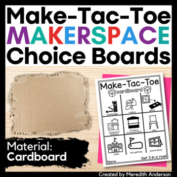 Preview of Makerspace Activities for Cardboard
