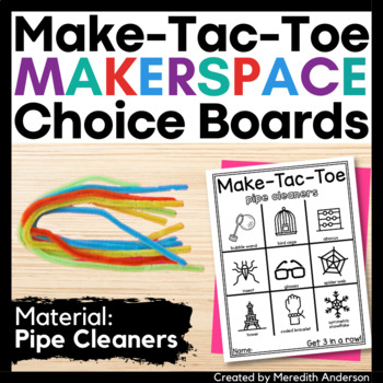 Preview of Makerspace Activities for Pipe Cleaners