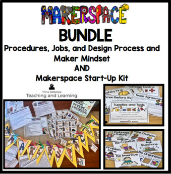 Preview of Makerspace BUNDLE:Start-Up AND Procedures, Engineering Design Process, and More