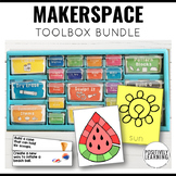 Makerspace Tasks Bundle for All Year Seasons