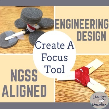 Preview of STEM Project Create a Fidget Tool | Low Prep Activity Engineering Design Process