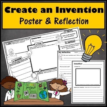 Preview of Invention Project - Create an Invention Poster Project Makerspace