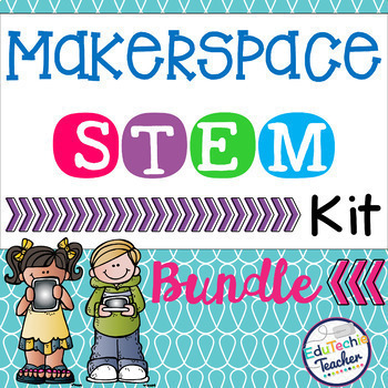 Preview of Makerspace Kit BUNDLE with Makerspace Challenge Cards