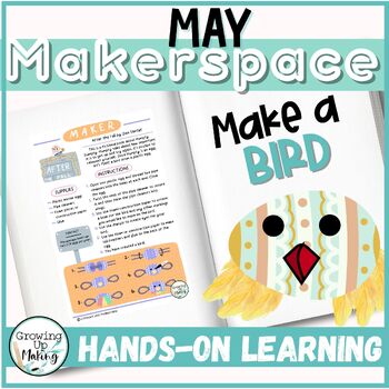 Preview of Makerspace Learning STEM Hands-On Activity, Easter Literacy-Based Learning