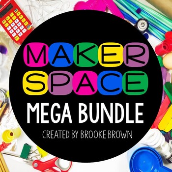 Preview of Makerspace MEGA BUNDLE (Starter Kit, Maker Stations, Maker Mats, Poster)
