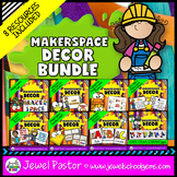 Makerspace Rules Posters Signs Labels | STEM Classroom Dec