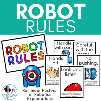 Preview of Makerspace Posters for Robotics Rules