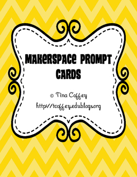 Preview of Makerspace Prompt Cards