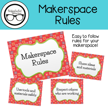 Preview of Makerspace Rules
