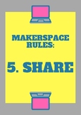 Makerspace Rules Poster - Share