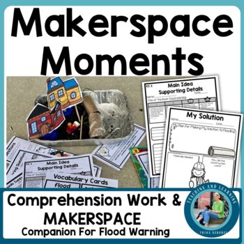 Preview of STEAM Makerspace Story Stations Easy STEM Activities & No Prep STEM Challenge