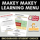 Makey Makey & Scratch Learning Menu