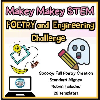 Preview of Makey Makey | Scratch | STEM Activity | Spooky | Fall | Poetry